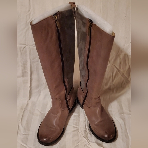 Bussola Taupe Leather Trapani Boots - Picture 1 of 16